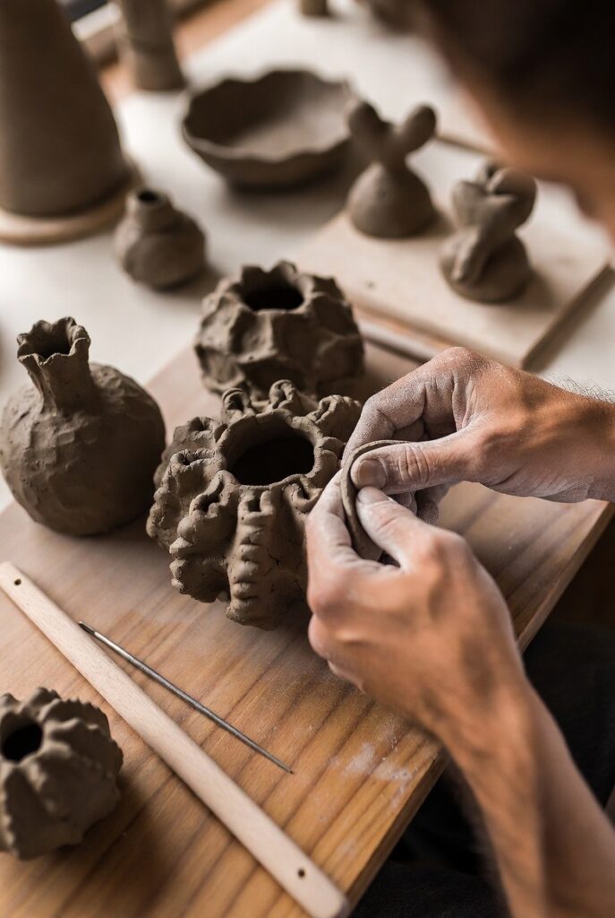 פיסול ידני בחימר למתקדמים באשדוד